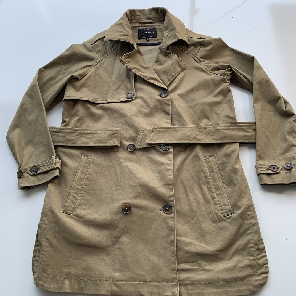 Lucky Brand Khaki Trench Coat